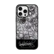 iPhone 16 Pro Max Impact Case RM Black Flowers