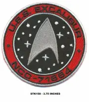 STAR TREK USS EXCALIBUR FANCLUB PATCH - STK158