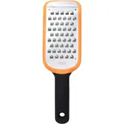 Oxo Stainless Steel Good Grips Etched Course Fruit/Cheese Grater Black/Orange