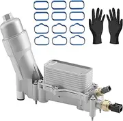 XINLIN 926-959 Upgraded ALL Aluminum Engine Oil Filter Housing with Oil Cooler and Sensors for 2011-2016 Dodge Journey Charger Challenger Durango Avenger Wrangler Grand Cherokee 200 300