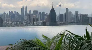 Infinity pool @ Regalia Residency Kuala Lumpur