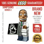 Lego Minifig Simpsons Series 2- Dr. Hibbert - New W/Clipped Bag Free Shipping