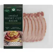 Woolworths Shortcut Australian Bacon 200g