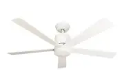 Energy saving Ceiling Fan Tibu 132 CM White with Lighting and Remote Control