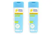 2PK Cancer Council 200ml Aloe Vera Sport Sunscreen UVB/UVA Protection SPF50+