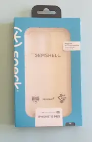 Speck Gemshell iPhone 13 Pro Clear Phone Case Raised Bezel New