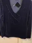 O P M WOMENS MAUVE/GREY VELVET FEEL TOP/BEADING SIZE 14 BNWT rrp $99.95