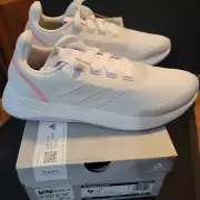 Adidas QT Racer Sport Sz 9.5 Women's Running Shoes Cloud White