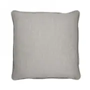 Light Gray 24X24 Inches With Feather Down Insert Pillow