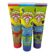 933342 6x 120g WARHEADS SOUR SQUEEZE CANDY ASSORTED FLAVOURS (CHOSEN AT RANDOM)