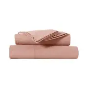 NNEDSZ Ultra-Soft Micro Flannel Sheet Set 40 cm Wall Rose Pink King Single