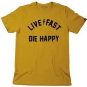 Fasthouse Die Happy Tee | Gold | Sz S