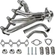 daili store Exhaust Header Stainless Shorty Headers Manifolds Compatible With Chevy S10 2.2L 4CYL 94-04