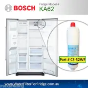 Bosch Premium Internal Replacement Water Filter 5586605, CS-52 for Fridge KA62