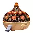 DEVANTI Aroma Aromatherapy Diffuser 3D LED Night Light Firework Air Humidifier P