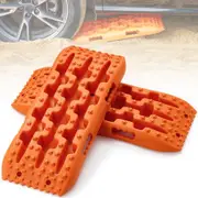 VEVOR 2PCS Traction Boards with PP for Mud Snow Sand Storage Bag Short Orange