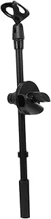 SUPVOX 1set Adjustable Metal Microphone Boom Arm Stand with Clamp Durable and Convenient Mic Mount for Streaming Recording and Broadcasting Easy Installation