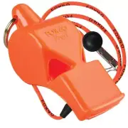 ORANGE Fox 40 PEARL Whistle Official Coach Safety Alert Rescue FREE LANYARD