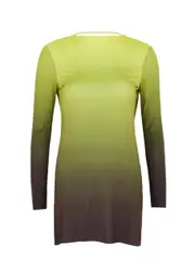 Gimaguas Alba Ombré Jersey Mini Dress - Green - S (UK8-10 / S) S (UK8-10 / S)