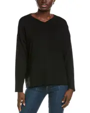EILEEN FISHER V-Neck Box Top