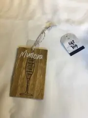 Drink Gift Tags Classy Wooden Mimosa Liquor Tags