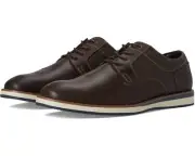 Nunn Bush Z7164 Brown Leather Circuit Plain Toe Lace-Up Oxford Shoes Size 11W