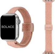 Solace Bands Slim Imperium Adapt Adjustable Nylon Braided Watch Band - Compatible w/ All Apple Watches - Solace Apple Watch Bands for Women & Men - Smart Watches Band Series 10 9 8 7 6 SE 5 4 3 2 1