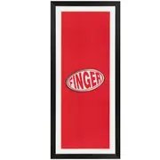 Finger Promotional Vintage Daybill Poster Framed