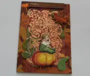 Happy Thanksgiving Handmade Card 3D New