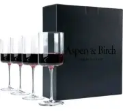 Aspen & Birch Modern Wine Glasses Set Of 4 Red Wine Glasses Or White Wine Glasse