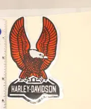 Sticker Harley Davidson Eagle Reflective Silver Red