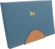 FUNOMOCYA Birth Certificate Protector Sleeve Soft PU Material Holder for Secure Document Storage Lightweight Design for Easy Carrying for Birth Certificates and Important Papers