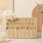 Storage Basket Storage Box Sundries Organizer Portable Container Woven Basket