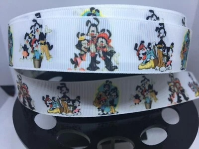 NEW 5Yards 1 inch Animaniacs Print Grosgrain Ribbon