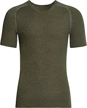 [con-ta] Thermal Short Sleeve T-Shirt Natural Cotton Base Layer Thermal Underwear for Men Size 5/M - 10/4XL