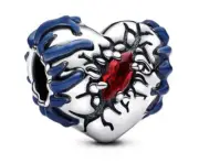 Pandora Stranger Things Glow-in-the-dark Heart Charm 793565C01 - Sterling Silver