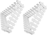 6pcs Tortoise Enclosure Outdoor Plastic Garden Picket Fence Reptile Playpen for Pets