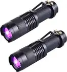 2Pack UV Torch, UV Light Ultraviolet LED Flashlight Blacklight Portable