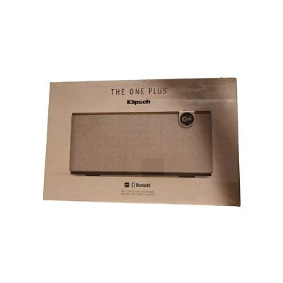 Klipsch The One Plus Premium Tabletop Bluetooth Speaker (Walnut) NIB
