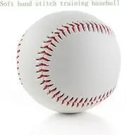 SOWOFA Baseball No. 9 Soft Training Ball Soft Filling Batter Apply Alloy Baseball 9-inch Circumference Baseball Hand-Stitched
