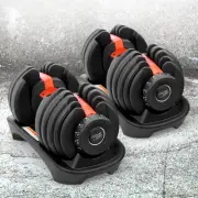 Powertrain 48k Adjustable Dumbbell Home Gym Set AU Stock Fitness Goods