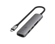Satechi 6-in-1 USB-C Slim Multiport Adapter (Space Grey)