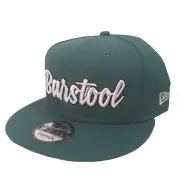 BARSTOOL SPORTS CLASSIC NEW ERA 9FIFTY SNAPBACK GREEN/WHITE HAT CAP MENS