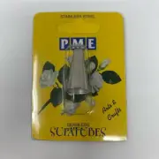 PME seamless stainless steel icing tip ST20B basketweave medium
