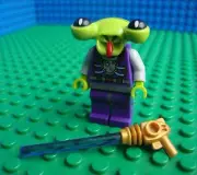 Lego Purple Squid Man minifig Space Police Alien 8803 Minifigures Series 3