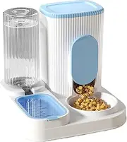 Automatic Dog Feeder | Cat Food Dispenser Waterer Dog Feeder,2 in 1 Feeding Station Food Bowl Container Freshness Preservation for Kitten Puppy Animals Pets