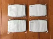 40 pc 5 Layer Carbon Adult Face Mask Filter Replacements PM2.5