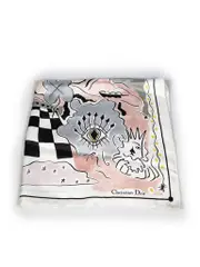 Printed Silk Square Scarf