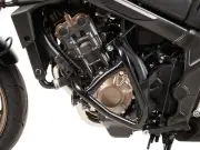 HEPCO & BECKER ENGINE PROTECTION BARS IN BLACK TO FIT :- CB650R 2019 Onwards
