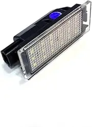 HUVNEXA Car Flashing Canbus Car Number License Plate Light For Megane 3 For Clio Laguna 2 Megane 3 For Twingo Master Vel Satis Car Number Plate Light